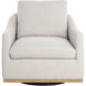 Corbin Effie Linen Swivel Lounge Chair